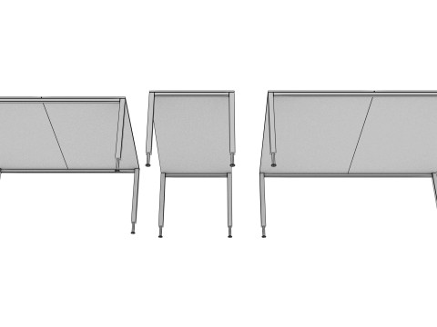 OFFICE DESK 03 Modelo 3D
