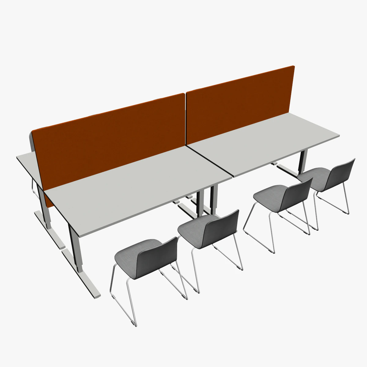 WORK STATION 04 3D Model .c4d .max .obj .3ds .fbx .stl .blend 