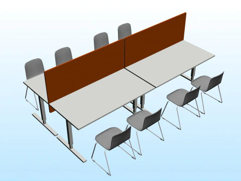 WORK STATION 04 3D Model