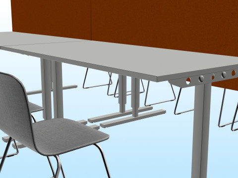 WORK STATION 04 Model 3D