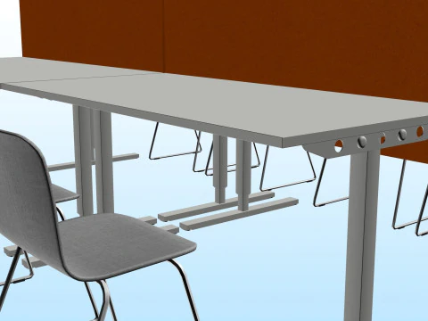 WORK STATION 04 3D Model
