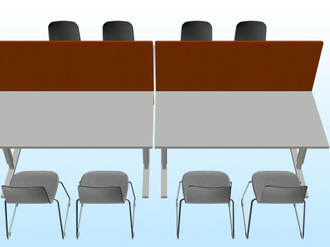 WORK STATION 04 3D Model