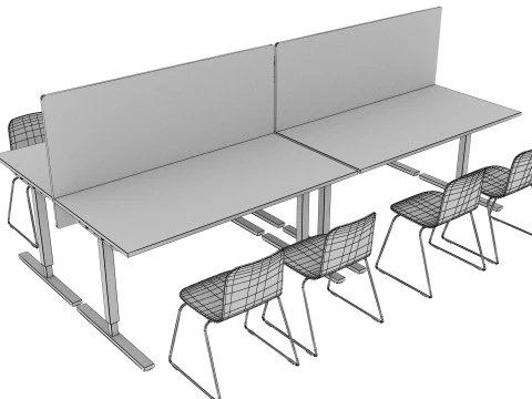 WORK STATION 04 3D Model