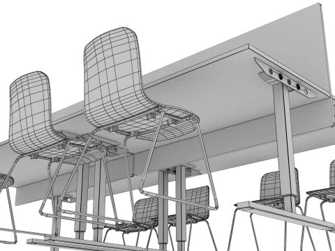 WORK STATION 04 3D Model