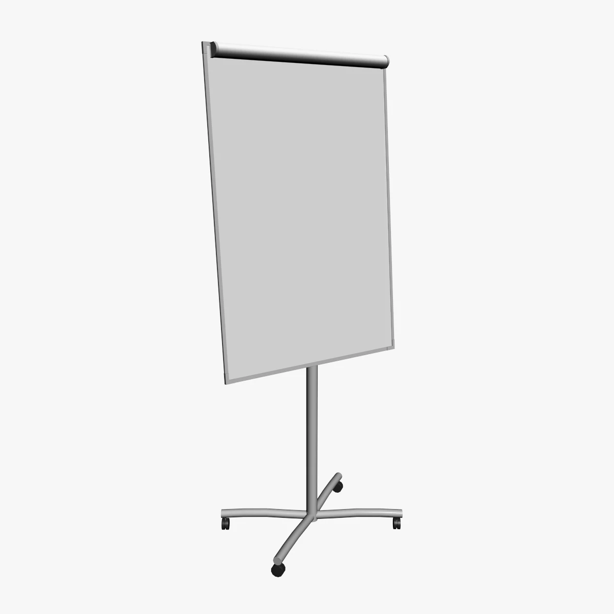 FLIP CHART 3D Model .c4d .max .obj .3ds .fbx .stl .blend 