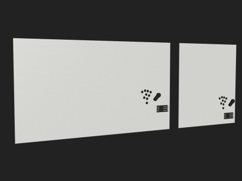 WHITE BOARD Model 3D