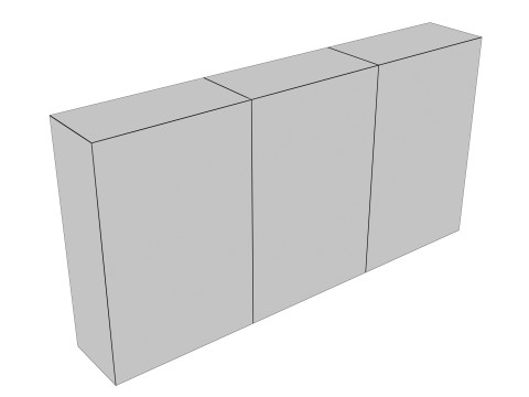 OFFICE STORAGE COMBO 01 3D Model