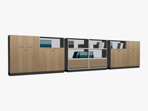 OFFICE STORAGE COMBO 02 3D Model