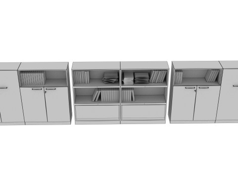 OFFICE STORAGE COMBO 02 3Dモデル