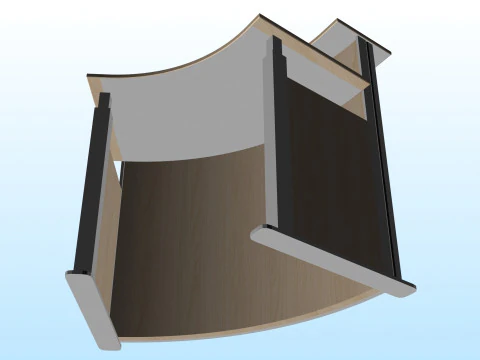 RECEPTION DESK 01 3D Model
