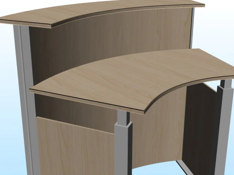 RECEPTION DESK 01 3D Model