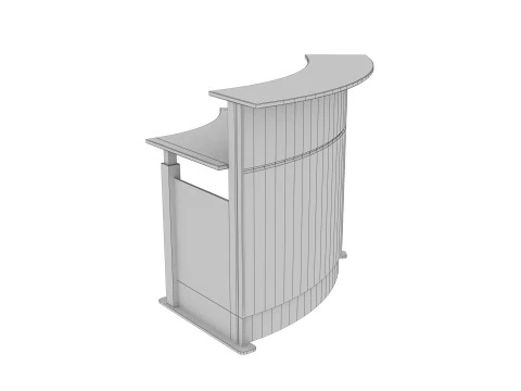 RECEPTION DESK 01 3D Model