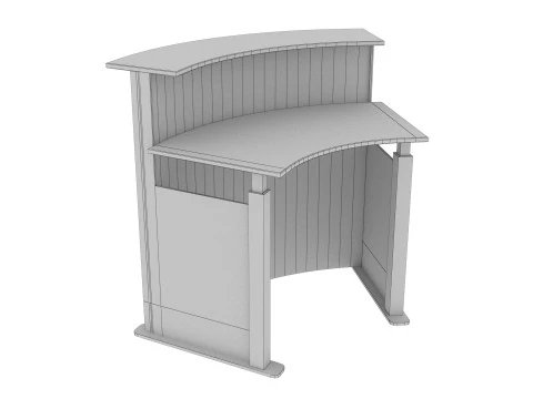 RECEPTION DESK 01 3D Model