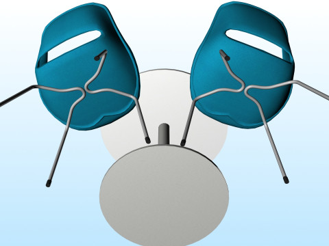 TEA TABLE 01 3D Модель