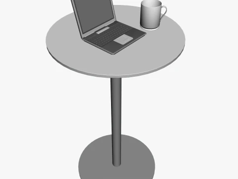 LAPTOPST&Auml;NDER 01 3D Modell
