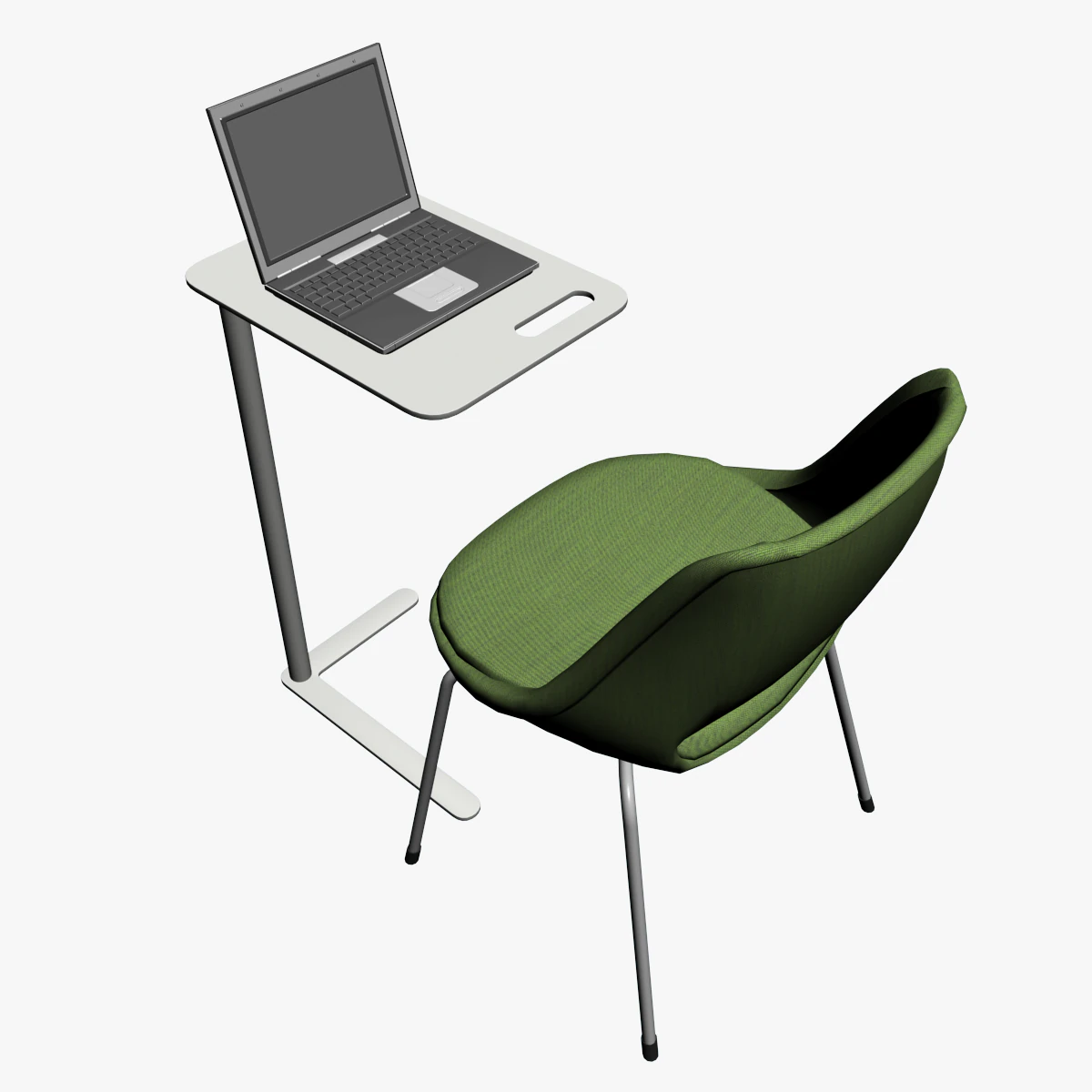 LAPTOP STAND 01 3D Model .c4d .max .obj .3ds .fbx .stl .blend 