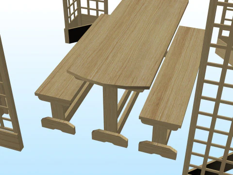 OUTDOOR FURNITURE 27 3D Model