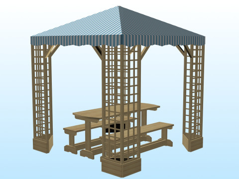 OUTDOOR FURNITURE 27 Model 3D