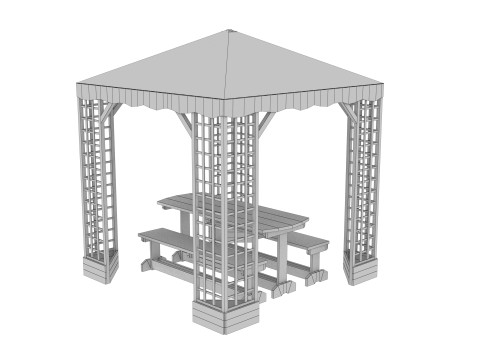 OUTDOOR FURNITURE 27 Model 3D