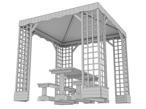 OUTDOOR FURNITURE 27 Model 3D