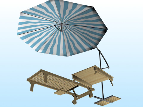 OUTDOOR FURNITURE 34 3D 모델