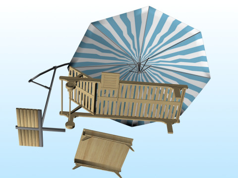 OUTDOOR FURNITURE 34 3D 모델