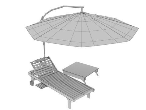 OUTDOOR FURNITURE 34 3D 모델