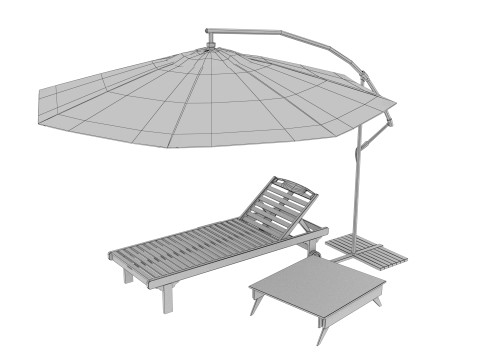 OUTDOOR FURNITURE 34 3D 모델