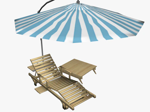 आउटडोर फ़र्निचर 35 3D मॉडल