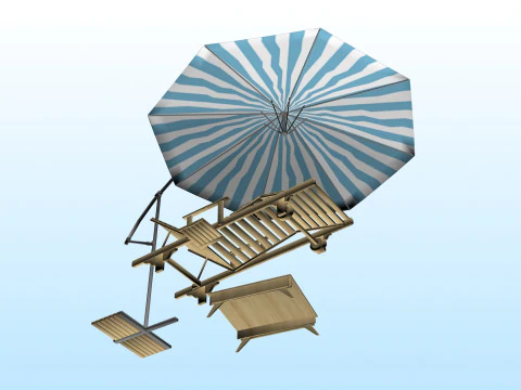 OUTDOOR FURNITURE 35 3D Model