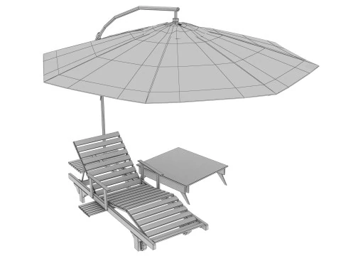 OUTDOOR FURNITURE 35 3D Model