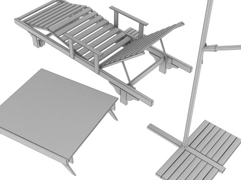 OUTDOOR FURNITURE 35 3D Model