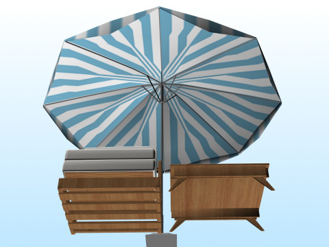 OUTDOOR FURNITURE 37 3D Model