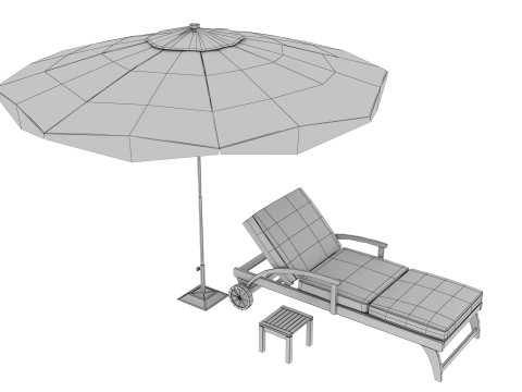 OUTDOOR FURNITURE 39 3D मॉडल