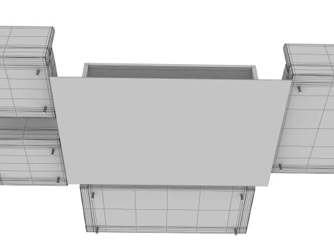 SOFA SET WITH CARPET 03 3D Model