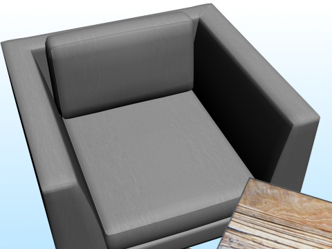 SOFA SET WITH CARPET 05 3D 模型