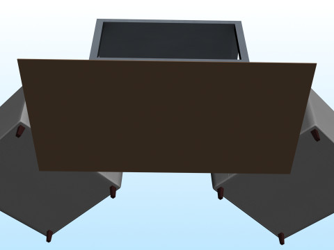SOFA SET WITH CARPET 05 3D 模型