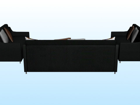 SOFA SET WITH CARPET 06 3D 模型