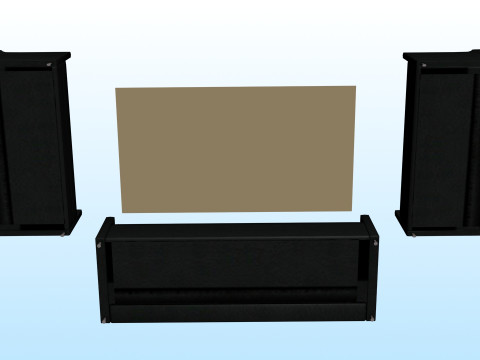 SOFA SET WITH CARPET 06 3D 模型