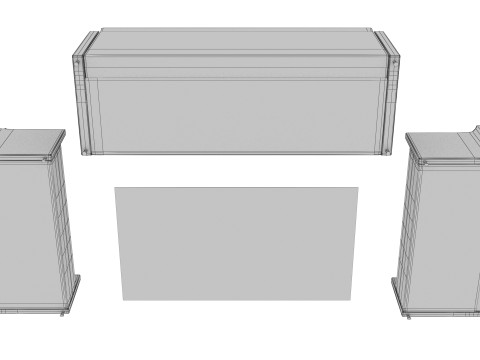 SOFA SET WITH CARPET 06 3D 模型