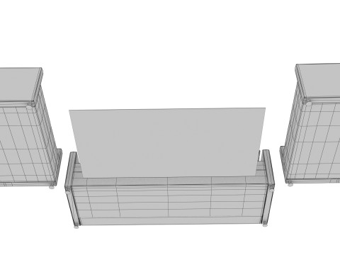 SOFA SET WITH CARPET 08 3D 모델