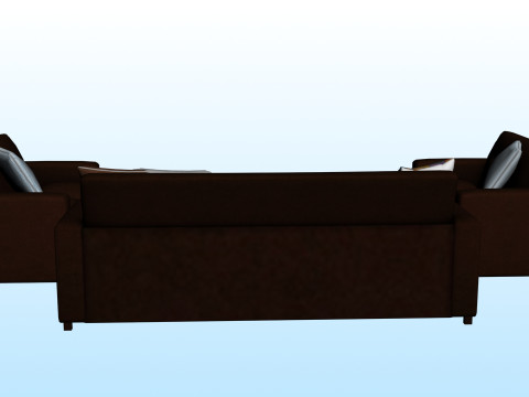 SOFA SET WITH CARPET 09 Model 3D