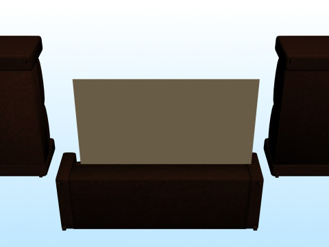 SOFA SET WITH CARPET 09 Model 3D