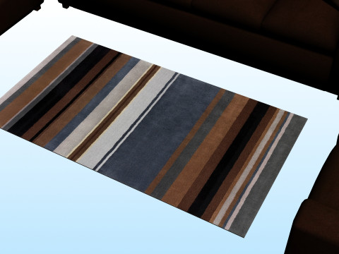 SOFA SET WITH CARPET 09 Model 3D