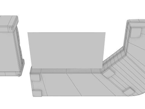 SOFA SET WITH CARPET 11 3D Model