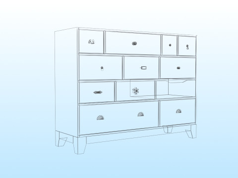 CHEST DRAWER 3D मॉडल