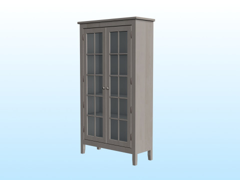 PANTRY GLASS CABINET 3D Model