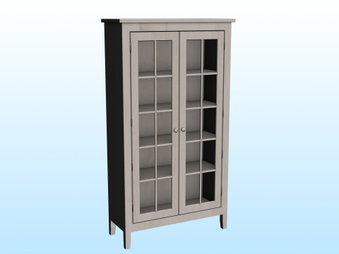 PANTRY GLASS CABINET 3D Model