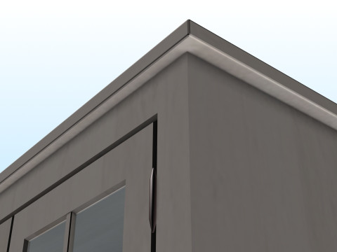 PANTRY GLASS CABINET 3D Model