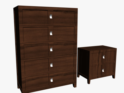 QUEEN DRAWER 3D Model